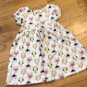 Girls Circo Cotton Short Sleeve Owl  Dress